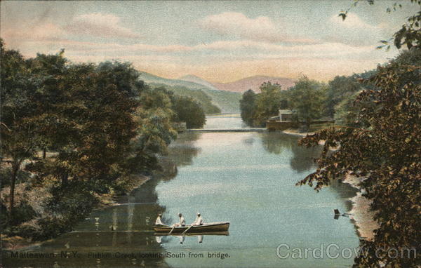 Fishkill Creek Looking South from Bridge Matteawan New York