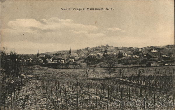 View of Village Marlborough New York
