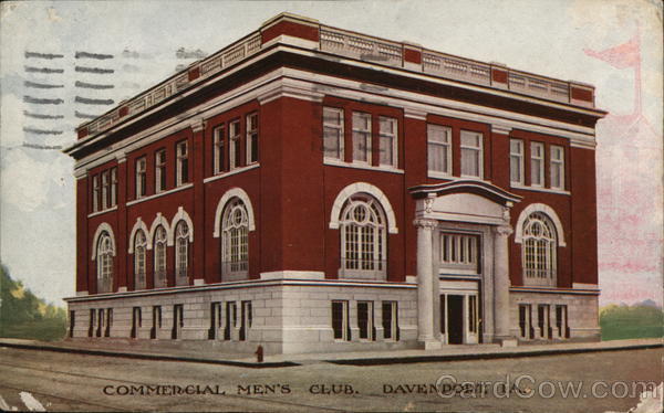 Commercial Men's Club Davenport Iowa