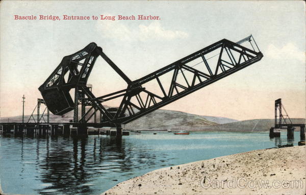 Bascule Bridge, Entrance to Long Beach Harbor California
