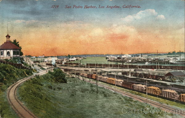 San Pedro Harbor Los Angeles California