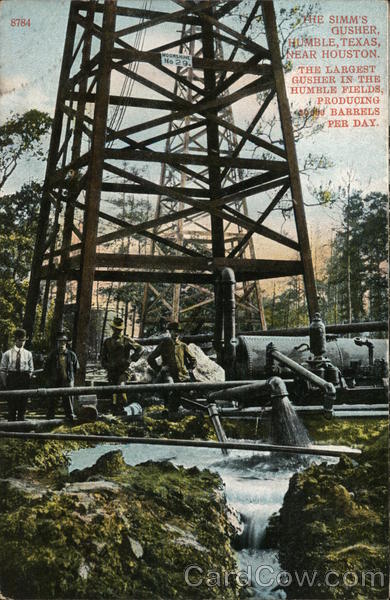 The Simm's Gusher Humble Texas