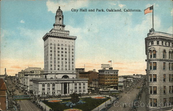 City Hall and Park Oakland California