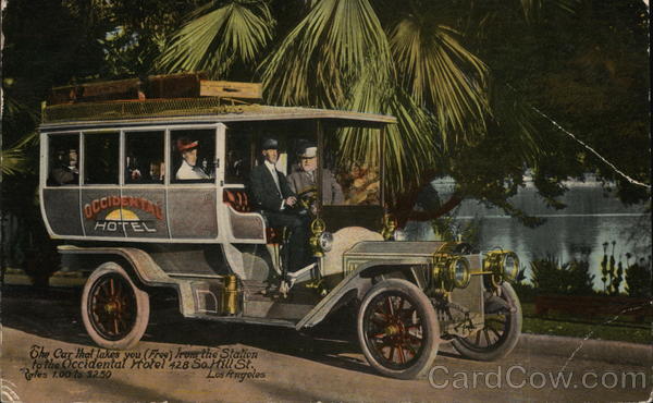 Occidental Hotel Courtesy Coach Los Angeles California