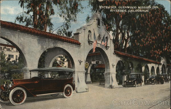 Entrance Glenwood Mission Inn Riverside California