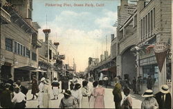 Pickering Pier Ocean Park, CA Postcard Postcard Postcard
