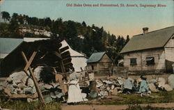 Old Bake Oven and Homstead, St. Anne's, Saguenay River Sainte-Anne-de-Beaupré, QC Canada Quebec Postcard Postcard Postcard