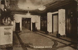 The Hollenden - Elevator Foyer Postcard