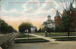 Main Street, Looking South from Dallas Avenue Houston, TX Postcard Postcard Postcard