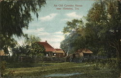 An Old Country Home Near Houston Postcard