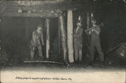 Miners Postcard