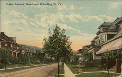 Maple Avenue, Woodlawn Postcard