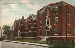 Methodist Hospital Des Moines, IA Postcard Postcard Postcard