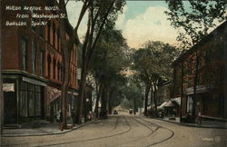 Milton Avenue North, from Washington Street Ballston Spa, NY Postcard Postcard Postcard