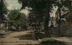 Terrace Avenue West Mount Vernon, NY Postcard Postcard Postcard