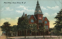 Post Office Ocean Grove, NJ Postcard Postcard Postcard