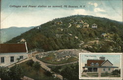 Cottages and Power Station on Summit, Mt. Beacon Fishkill, NY Postcard Postcard Postcard