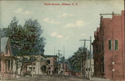 Main Street Milton, NY Postcard Postcard Postcard