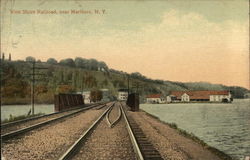 West Shore Railroad Marlboro, NY Postcard Postcard Postcard