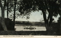 Ohio River from the Bluff Postcard