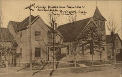 Trinity Lutheran Church and Parsonage Rockport, IN Postcard Postcard Postcard