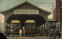 Interurban Station Postcard