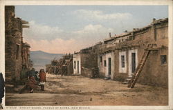 Street Scene, Pueblo of Acoma, New Mexico Postcard Postcard Postcard