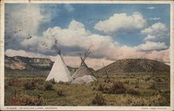 Teepees In Apache Land Postcard