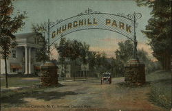 Churchill Park Stamford, NY Postcard Postcard 
