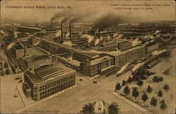 Studebaker Vehicles Works South Bend, IN Postcard Postcard Postcard