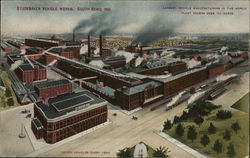 Studebaker Vehicle Works South Bend, IN Postcard Postcard Postcard