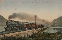 The 20th Century Limited - Eighteen Hour Train Between New York and Chicago Postcard Postcard Postcard