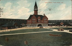 Union Station Terre Haute, IN Postcard Postcard Postcard