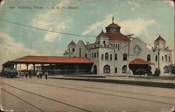 I. & G. N. Depot San Antonio, TX Postcard Postcard Postcard