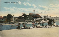 Bay Island Balboa, CA Postcard Postcard Postcard