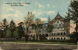 Academy of Our Lady of Lourdes Postcard