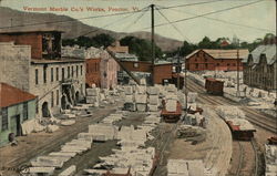 Vermont Marble Co. Works Postcard