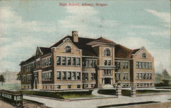 High School Albany, OR Postcard Postcard Postcard