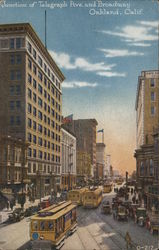 Junction of Telegraph Avenue and Broadway Junction of Telegraph Avenue and Broadway