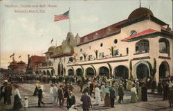 Pavilion, Casino and Bath House Postcard