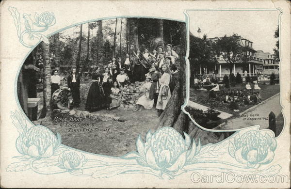 Girls Bank at Eden Springs, Israelite Colony Benton Harbor Michigan