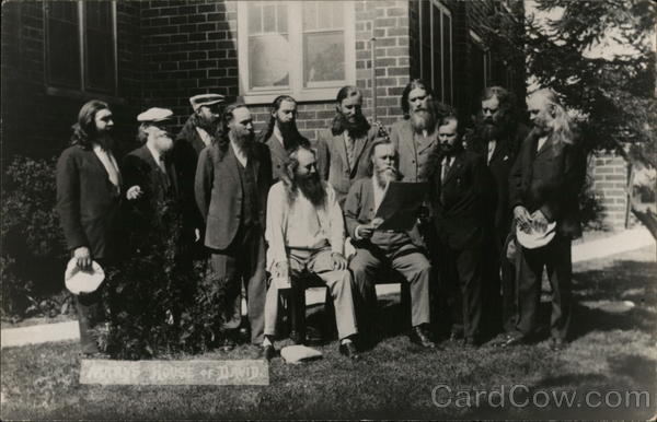 Men Gathering Benton Harbor Michigan House of David