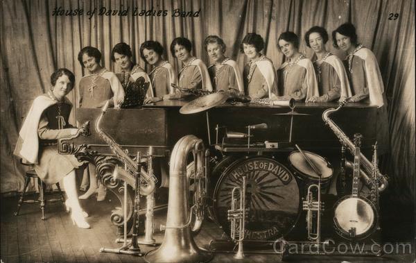 House of David Ladies Band Benton Harbor Michigan