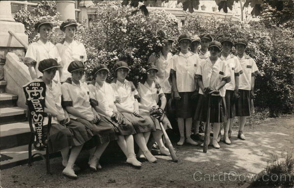 Eden Springs Women's Softball 1919 Benton Harbor Michigan