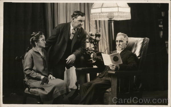 Three People Sitting in a Living Room Benton Harbor Michigan