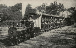 House of David - Eden Springs, Miniature Trains Postcard
