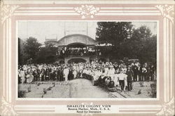 Israelite Colony View - Large Group of People Postcard