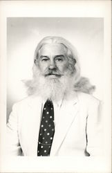 Man with White Long Hair and Beard Man with White Long Hair and Beard