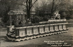 House of David Float, Blossom Parade ~ 1936 "Grand Prize Winner" Postcard