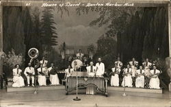 A Band on Stage Postcard